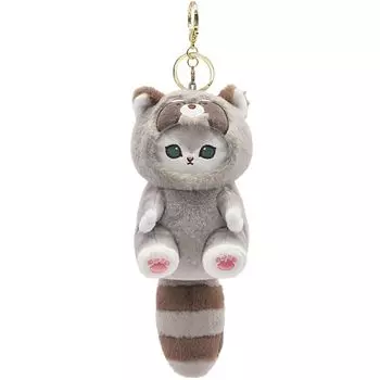 Mofusand плюшевый брелок милый Moe Goods украшение сумка подвесной стильный подарок на день [Raineed] детский (D)