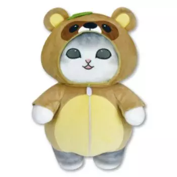 mofusand Теплая пижама Nyan BIG Мягкая игрушка Mofusand 2 типа 30 см приблизительно. (енот)