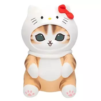 mofusand x Sanrio Characters БОЛЬШАЯ мягкая игрушка Mofusand 24 см примерно. (Китти)