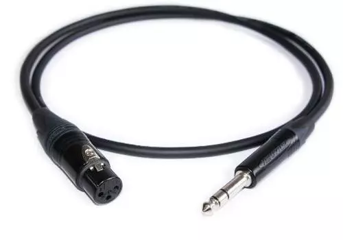 MOGAMI [2534 Черный] XLR Canon (женский) к TRS Телефон 3м NEUTRIK NC3FXXB & NP3XBAG Черная втулка