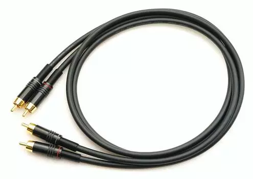 MOGAMI 2534 фосфорная бронза красно-белый линейный 2-парный RCA-кабель (5м)