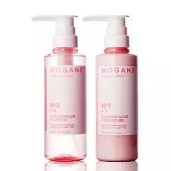 MOGANS Kaoru Koromo аминокислотный шампунь аминокислотный кондиционер набор 300 мл каждый органический (Морганы) & (Аромат, Шампунь без добавок, Шампунь, Не содержит силикона