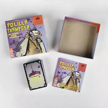 Mogel Motte Polilla Tramposa Карточная настольная игра Devir Game Moth Cate / Royal Xiaoqiang Cheating Moth Family Card Game