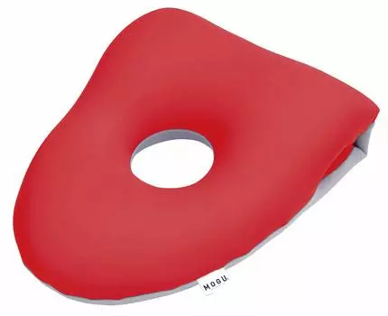 MOGU Bead Cushion Pillow Red Ohirunemakura Red Length (Total Approx. 40cm) красный