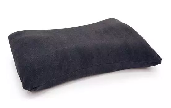 MOGU Pillow Navy Premium Family Health Pillow Cover Included Length Bead Cushion (Total Approx. 60cm)