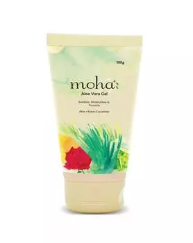 Моха: гель Алоэ Вера для увлажнения кожи (100 г), Moha Aloe Vera Gel, Charak 8.25