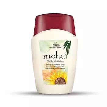 Моха: увлажняющий лосьон для тела с Алоэ и Миндалём (200 мл), Moha Moisturizing Lotion, Charak 15.700000000000001