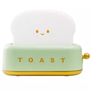 moin moin лампа электрический тостер для хлеба белый теплый цвет лампочки зеленый оранжевый светодиод регулировка яркости яркий плавное затемнение таймер сна