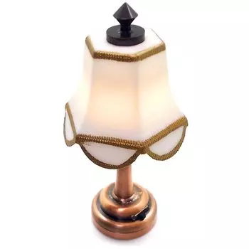 moin moin Миниатюрный масштаб Действительно электрический торшер мебель ткань аксессуары прикроватная лампа 2410mini56 1/6 16 беспроводной/кукольный домик