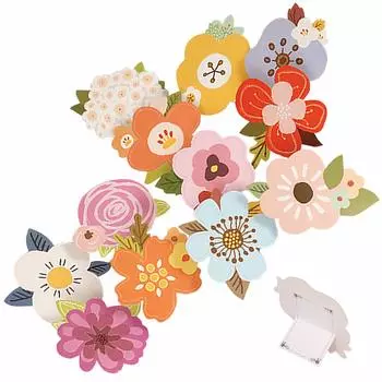 moin moin открытка с посланием цветочный сад букет цветов подарок послание большой емкости отдельно стоящая мини маленькая буква письмо блестящая открытка конверт 12