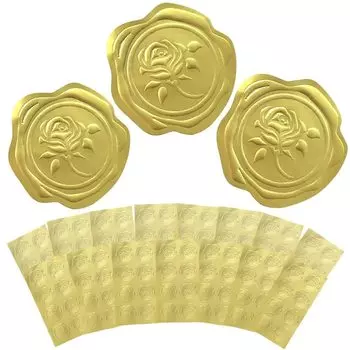 moin moin seal сургуч 120 листов большая емкость листов на листе 15 листов штампованный воск сургуч пухлый золотой розовый 2208sl175 (8 комплектов) ярко-розовый