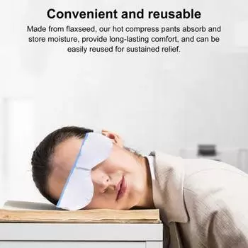 Moist Heat Eye Compress Reusable Eye Cover for Dry Eyes Fast Relief B