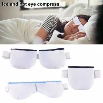 Moist Heat Eye Compress Reusable Eye Cover for Dry Eyes Fast Relief with Microwave Activated