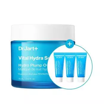 Moisture Pack Dr.Jart Vital Hydra Solution Hydro Plump Overnight Mask 75ml Water Cream 7mlx3