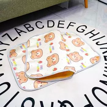 Moisture Proof Pet Dog Ice Mats Ice Silk Pet Bed Mat Durable Cooling Cat Mats Dog Kennel S-Style 1