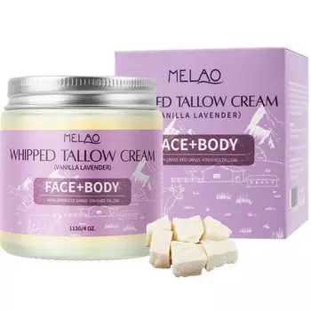 Moisturizing Body Cream Suitable for both face and body Moisturizing cream that moisturizes the skin Vanilla Lavender (113g, + 02)