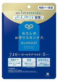 Мой AMULET Azelaic Acid Mindelic Acid Peel Care Mask Отшелушивающий уход PHA Ceramide Cica Увлажнение Предотвращает шероховатость кожи Легкое шелушение Без запаха