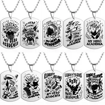 Мой герой Академия аниме косплей ожерелье скелет мужской кулон ожерелье для мужчин ювелирные изделия