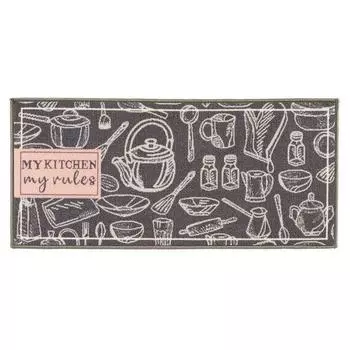 Мой кухонный ковер Розовый Белый Серый Полиамид