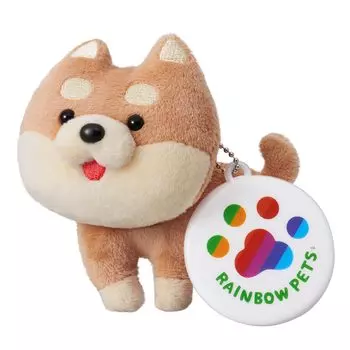 Мой плюшевый радужный питомец Сиба-ину (красный) красный