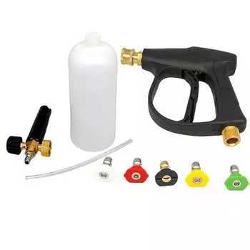 Мойка высокого давления 1/4 пенная насадка для снега водяной пистолет быстросъемный M22-14MM алюминиевый мотоцикл автомобиль аксессуары инструмент для автоматической очистки