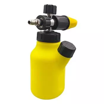 Мойка высокого давления для автомобиля 1/4 с быстрым соединением, пенная насадка для мойки снега, регулируемый угол распыления, пеногенератор для мойки автомобиля