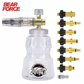 Мойка высокого давления из алюминиевой пены, насадка для пены, автомойка, пенообразователь для Karcher Elitech Bort AR Bosch Michelin, мойка высокого давления For Karcher K