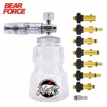 Мойка высокого давления из алюминиевой пены, насадка для пены, автомойка, пенообразователь для Karcher Elitech Bort AR Bosch Michelin, мойка высокого давления