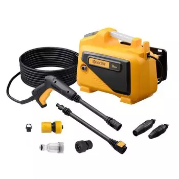Мойка высокого давления Kyocera Old Ryobi 668300A, оранжевого цвета, компактная, с возможностью соединения пистолета и шланга без максимально допустимого давления. оранжевый