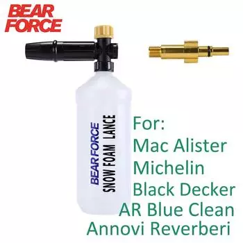Мойка высокого давления, насадка для пены для снега, насадка для мойки автомобилей, генератор пены для Annovi Reverberi AR Blue Mac Allister Michelin Black Dekcer