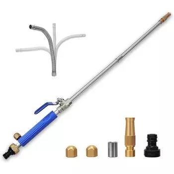 Мойка высокого давления, распылитель для полива, чистящая насадка, шланг с гидроструей, насадка-палочка, инструмент для полива садовых цветов