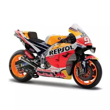 Мойкирпичхаус1:18 Коллекция мотоциклов Repsol Honda Racing Sport Mode 2021 #93 из литого металла