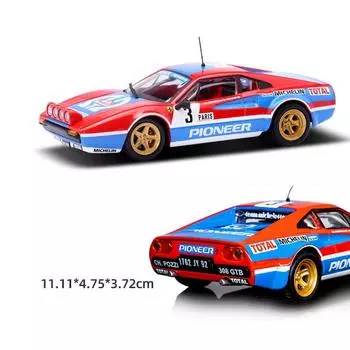 Мойкирпичный дом 1:43 1982 308 GTB Racing Sports Model, литая под давлением металлическая автомобильная коробка, новая коллекция