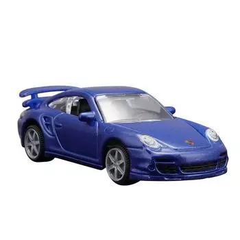 Мойкирпичный дом 1:64 Blue 2006 911 Turbo Racing Sports Модель литья под давлением металлического автомобиля из новой коллекции