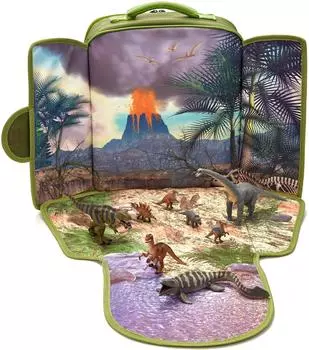mojo Mojo Dinosaur Backpack Playset with 8 Dinosaur Figures 387703