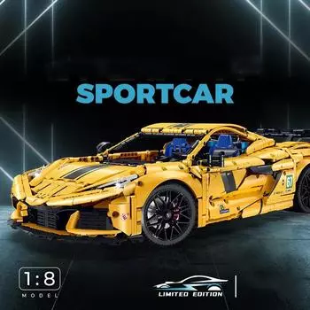 МОК 3788 шт. 1:8 Technic Super Sport Racing Car Модель Конструкторы Строительные блоки День рождения Рождественская игрушка в подарок для мальчиков и взрослых No Box