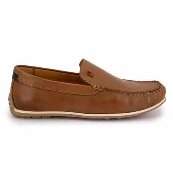 Мокасины carloscar-ss23-03 коричневая кожа/коричневая канва t40-46 Мужчина PIERRE CARDIN