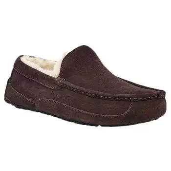 Мокасины из мутона, замшевые лоферы, повседневные простые туфли Ascot M ASCOT 1101110 ESPRESSO [UGG] мужские US9(27,0 см) [Элемент]