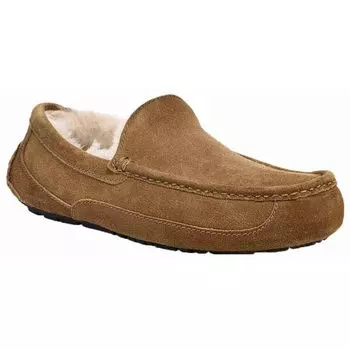 Мокасины из мутона, замшевые лоферы, повседневные простые туфли Ascot M ASCOT 1101110 CHESTNUT US10 [Ugg] мужские (28,0 см) [Элемент]