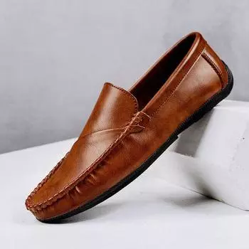 Мокасины Мужская обувь Мужская повседневная кожаная обувь Мужская дизайнерская обувь Социальная обувь Мужские модельные туфли Мужские лоферы Роскошная обувь для мужчин 39 серый