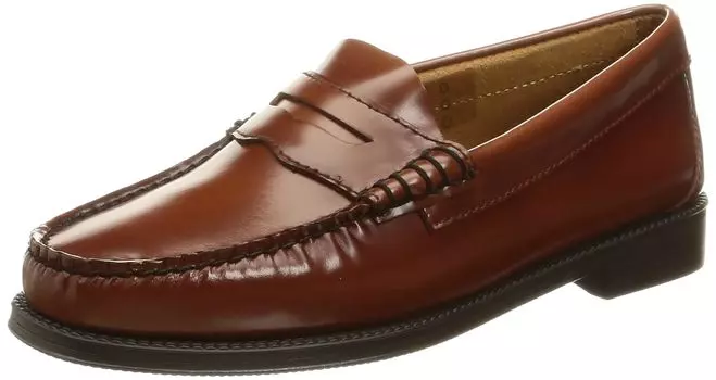 Мокасины на плоской подошве WEEJUN II COGNAC см [GHBASS] Женские 22.0 [Товар]