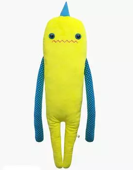 Mokeke Общая длина 99 см Размер LL мягкая подушка для тела животного Tino [Mokeke] приблизительно. (YE)