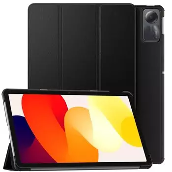 MoKo Redmi Pad SE 11 Защитный чехол для Xiaomi Redmi Pad SE 11 Тип ноутбука Защитная подставка Автоматический режим сна Изготовлен из черного пятна Чехол, дюймов, Чехол, Чехол,