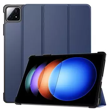MoKo Xiaomi Pad 6s Pro Защитный чехол для Xiaomi Pad 6s Pro дюймовый ноутбук Тип защитная подставка автоматический режим сна из Stain Blue 12.4 Чехол, 12.4 2024,