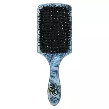Мокрая щетка, щетка-лопатка для усиления блеска с аргановым маслом, синяя, 1 щетка