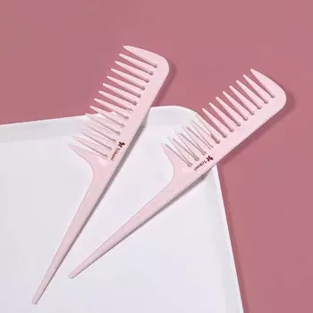 Мокрая вьющаяся прическа широкая вьющаяся щетка для волос салонное окрашивание широкий зубчатый гребень портативный для леди/девочек A1