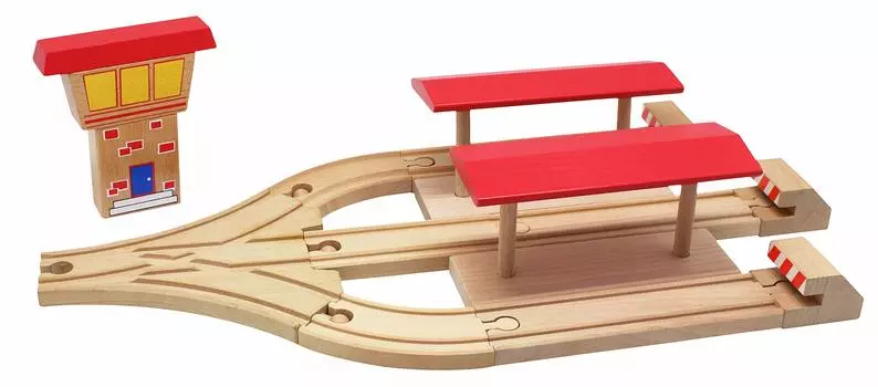 moku TRAIN рельсовая платформа комплект 3-проводной +