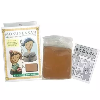 Mokunen 300g wood powder clay [5 pieces]