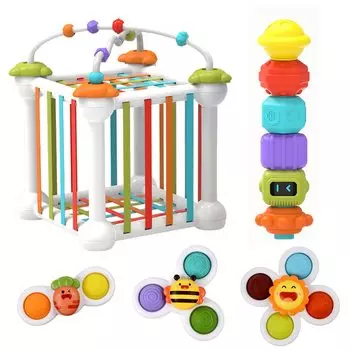 Mokutosha Montessori Игрушки для сопоставления фигур Развивающие игрушки Распознавание Развивающие игрушки Сопоставление фигур Раннее развитие Обучение навыкам Сенсорный