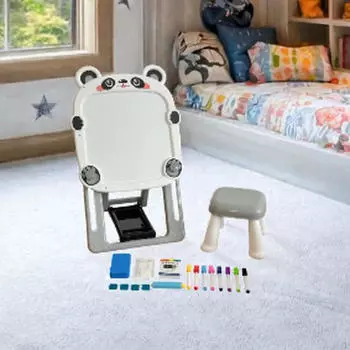 Мольберт для рисования для малышей Обучающие игрушки Блокнот для рисования для мальчиков и девочек Подарки для детей Панда panda